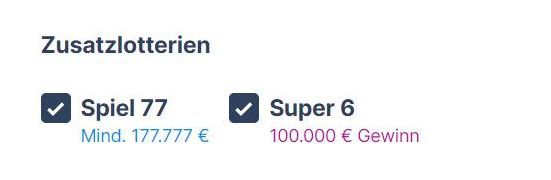 Lotto Tipp 2 - Zusatzlotterien spielen